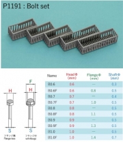 [사전 예약] P1191 3D print rivets series [ Bolt set]