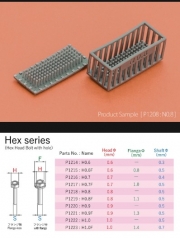 [사전 예약] P1214 3D print rivets series [ Hex - BO.6 ]