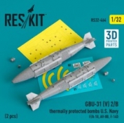 RS32-0464 GBU-31 (V) 2/B thermally protected bombs U.S. Navy (2 pcs) (F/A-18, AV-8B, F-14D) (3D Prin