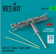 RSU35-0050 AH-1G "Cobra" main rotor for ICM kit (3D Printed) (1/35)