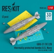 RS48-0464 GBU-31 (V) 2/B thermally protected bombs U.S. Navy (2 pcs) (F/A-18, AV-8B, F-14D)(3D Print