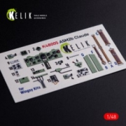 K48005 A5M2B Claude interior 3D decals for WingsyKits kit (1/48)