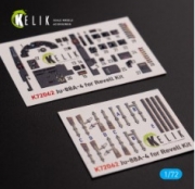 K72062 Junkers JU 88 A-4 interior 3D decals for Revell kit (1/72)