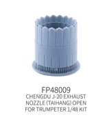 [사전 예약] FP48009 1/48 ChengDu J-20 Exhaust Nozzle Open （TaiHang） FOR TRUMPETER