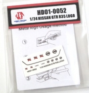 HD01-0052 1/24 Nissan R35 Metal LOGO