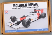 [사전 예약] HD02-0467 1/24 Mclaren MP4/4 1988 For MENG (CS-007)  （PE+Metal parts+Resin+Decals）  