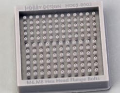 [사전 예약] HD08-0002 1/12 M6,M8 Hex Head Flange Bolts（3D print）(B)