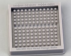 [사전 예약] HD08-0004 1/12 M6,M8 Hex Head Flange Bolts（3D print）(D)