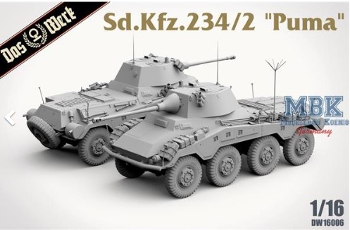 [사전 예약] DW16006 1/16 Sd.Kfz. 234/2 Puma