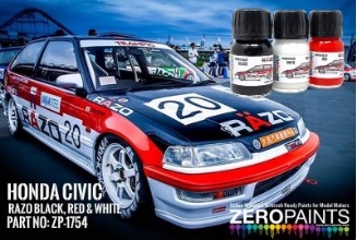 ZP-1754 Honda Civic EF3 RAZO livery Paint Set 3x30ml