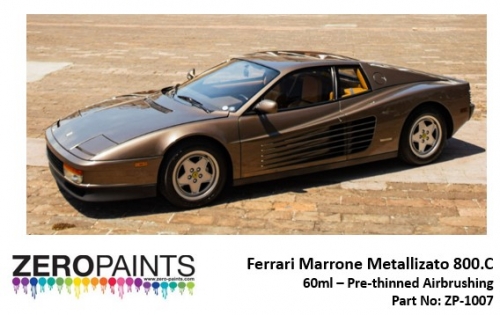[사전 예약] ZP-1007 Ferrari Marrone Metallizato 800.C 60ml