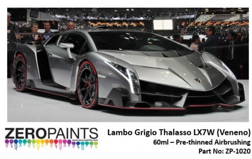 [사전 예약] ZP-1020 Lamborghini Grigio Thalasso LX7W (Veneno) 60ml