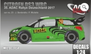 [사전 예약] MFZ-DC2454 1/24 Citroen DS3 WRC Serderidis -  35. ADAC Rallye Deutschland 2017