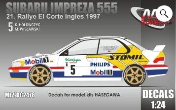 [사전 예약] MFZ-DC2478 1/24 Subaru Impreza 555 K. Holowczyc – 21. Rallye El Corte Ingles 1997