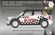 [사전 예약] MFZ-TK2432 1/24 Mini Cooper WRC  Kosciuszko - Rallye Monte Carlo 2013 (resin parts + P/E + decals) conversion for Hasegawa