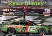SJM-2023RBC 1/24 Ryan Blaney 2023 NASCAR Ford Mustang Winner Race Car (Coca-Cola 600) (Ltd Prod)