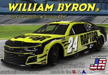 SJM-2024WBP 1/24 Willam Byron 2024 NASCAR Chevrolet Camaro ZL1 Race Car (Primary Livery) (Ltd Prod)od)