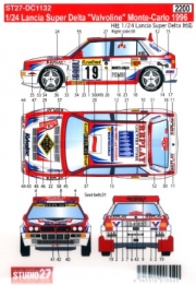 ST27-DC1132 1/24 Super Delta "Valvoline" Monte-Carlo (1996) Studio27