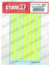 [사전 예약] ST27-FP0053 Line decal : Fluorescent yellow [5mm,8mm] STUDIO27