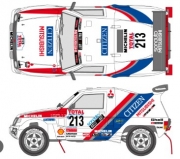 SHK-D206 Mitsubishi Pajero Citizen 1992 for Tamiya