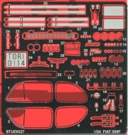 ST27-FP24239 1/24 Fiat 500F Upgrade Parts