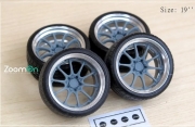 ZR122 1/24 18 inch Rays Volk Racing GT-N rim set