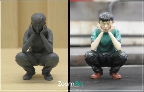[사전 예약] ZF009	1/24 Itsuki Takeuchi Figure Sit pose
