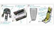[사전 예약] QD72134 1/72 AV-8B late 3D-Printed & coloured Interior on decal paper (Hasegawa)