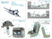 [사전 예약] QD48416 1/48 F-15C 3D-Printed & coloured Interior on decal paper (Academy)