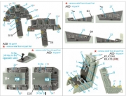 [사전 예약] QD48433 1/48 F-15I 3D-Printed & coloured Interior on decal paper (Academy)