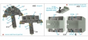 [사전 예약] QDS-48433 1/48 F-15I 3D-Printed & coloured Interior on decal paper (Academy) (Small version)