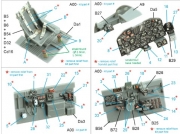 [사전 예약] QD48434 1/48 P-47D-25 Thunderbolt 3D-Printed & coloured Interior on decal paper (Miniart)