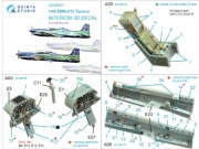 [사전 예약] QD48437 1/48 EMB-312 Tucano 3D-Printed & coloured Interior on decal paper (Hobby Boss)