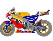 D880 1/12 Honda RC213V '17 Red Bull Decal [D880]