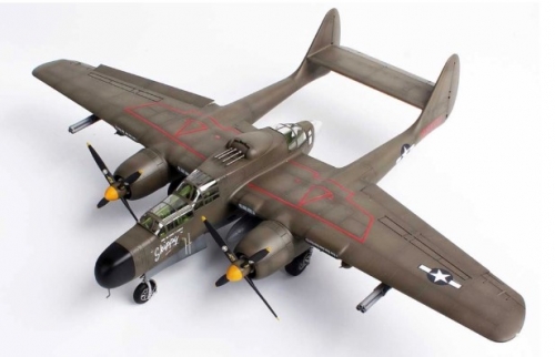 [사전 예약] S4807 1/48 NORTHROP P-61A w/Ground Attack weapons & Droptanks Limited Ed.