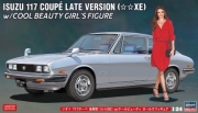 [사전 예약] HSGSP604 1/24 Isuzu 117 Coupe Late Model (XE) w/Cool Beauty Girls Figure