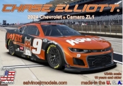 [사전 예약] SJM-2024CEH 1/24 Chase Elliott 2024 NASCAR Chevrolet Camaro ZL1 Race Car (Hooters) (Ltd Prod)