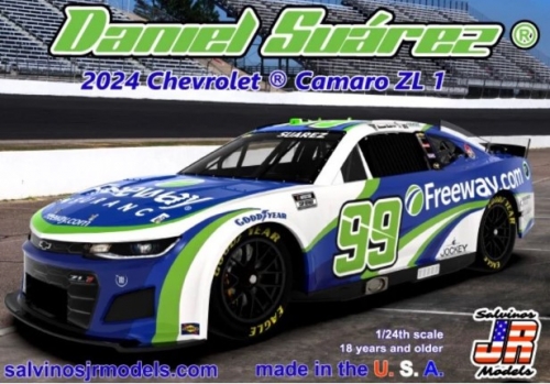 [사전 예약] SJM-2024DSP 1/24 Daniel Suarez 2024 NASCAR Chevrolet Camaro ZL1 Winner Race Car (Primary Livery) (Ltd Prod)