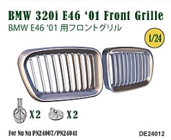 [사전 예약] DE24012 1/24 Front Grille for BMW 320i E46 '01 for Nunu