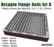 [사전 예약] MD00002 Hex Flanged Bolts Set B - 0.9, 1.0, 1.1, 1.25mm