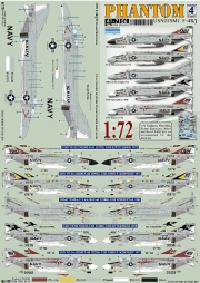 DXM41-7156 1/72 USN/USMC F-4B/J Phantom Collection 4