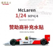 MX05-062 1/24 Mclaren MP4/4 Sponsor Decals for meng 1/24