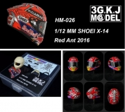 HM-026 1/12 MM SHOEI X-14 Red Ant 2016