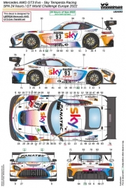 24093 1/24 Mercedes AMG GT3 Evo Sky Tempesta Racing - GT World Challenge Europe/ SPA 24H 2022