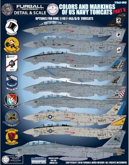 FURF/D&S-4813 1/48 Tomcat Colors & Markings Part V