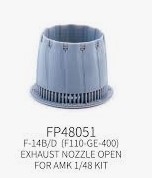 [사전 예약] FP48051 1/48 F-14B/D Exhaust Nozzle Open (F110-GE-400)  AMK