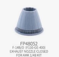 [사전 예약] FP48052 1/48 F-14B/D Exhaust Nozzle Closed (F110-GE-400)  AMK