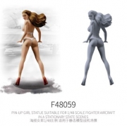 [사전 예약] F48059 1/48 PIN-UP GIRL STATUE SUITABLE FOR 1/48 SCALE FIGHTER AIRCRAFT IN A STATIONARY STATE SCENES