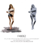 [사전 예약] F48062 1/48	PIN-UP GIRL STATUE SUITABLE FOR 1/48 SCALE FIGHTER AIRCRAFT IN A STATIONARY STATE SCENES