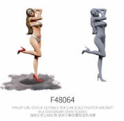 [사전 예약] F48064 1/48	PIN-UP GIRL STATUE SUITABLE FOR 1/48 SCALE FIGHTER AIRCRAFT IN A STATIONARY STATE SCENES